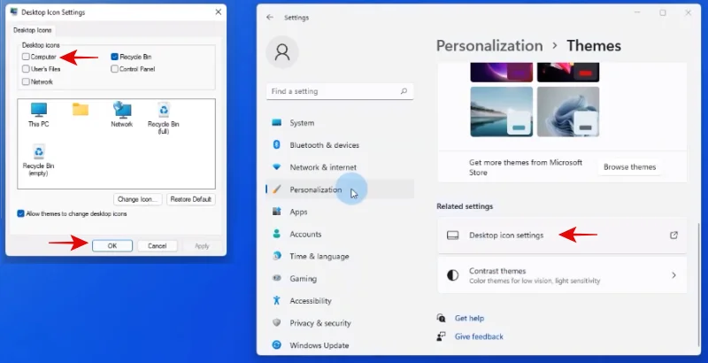 วิธีเพิ่มไอคอน This PC ไว้ที่หน้าจอใน Windows 11