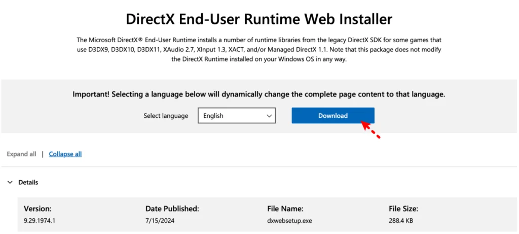 วิธีติดตั้ง DirectX ในคอมพิวเตอร์ Windows 11