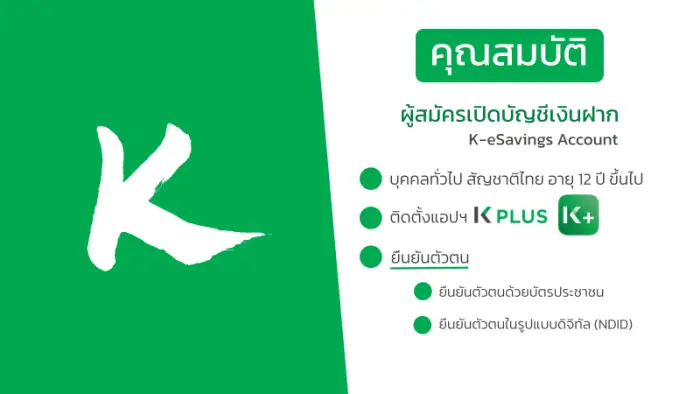 เปิดบัญชีกสิกร KBank
