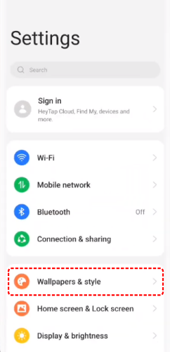 วิธีเปลี่ยนธีม OPPO ในโทรศัพท์