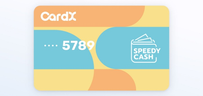 Card X Speedy Cash เป็นบริการบัตรเครดิตในเครือของธนาคารไทยพาณิชย์ สมัครง่ายไม่ต้องมีหลักทรัพย์หรือบุคคลค้ำประกัน