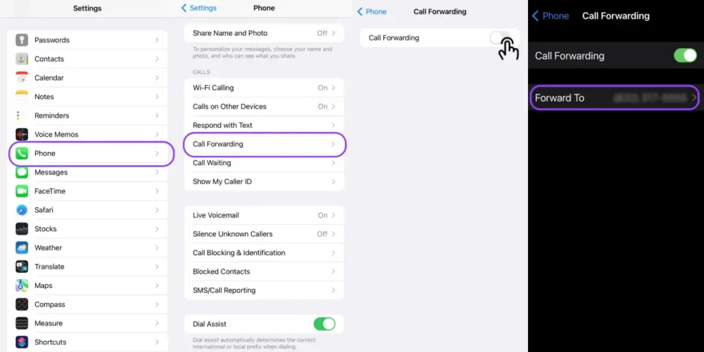 วิธีตั้งค่าการโอนสายบน iPhone